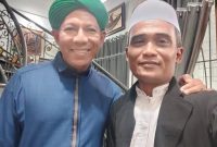 Ferry Arbania bersama Habib Segaf Baharun Potoh Kiai Muhammad Rowi Pengasuh Ponpes Dalwa Bangil dalam sebuah acara silaturrahim