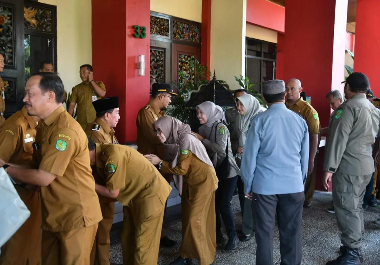 Foto : Bupati Sumenep pimpin Halal Bihalal bersama ASN 