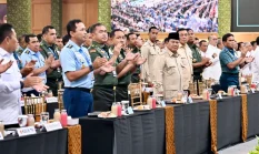 Prabowo Beri Taklimat 1.500 Komandan Satuan TNI di Bogor, Perkuat Soliditas Prajurit