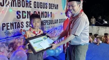 Jambore Gugus Depan SDN Candi 1 Tanamkan Jiwa Kepemimpinan dan Kepedulian Sosial